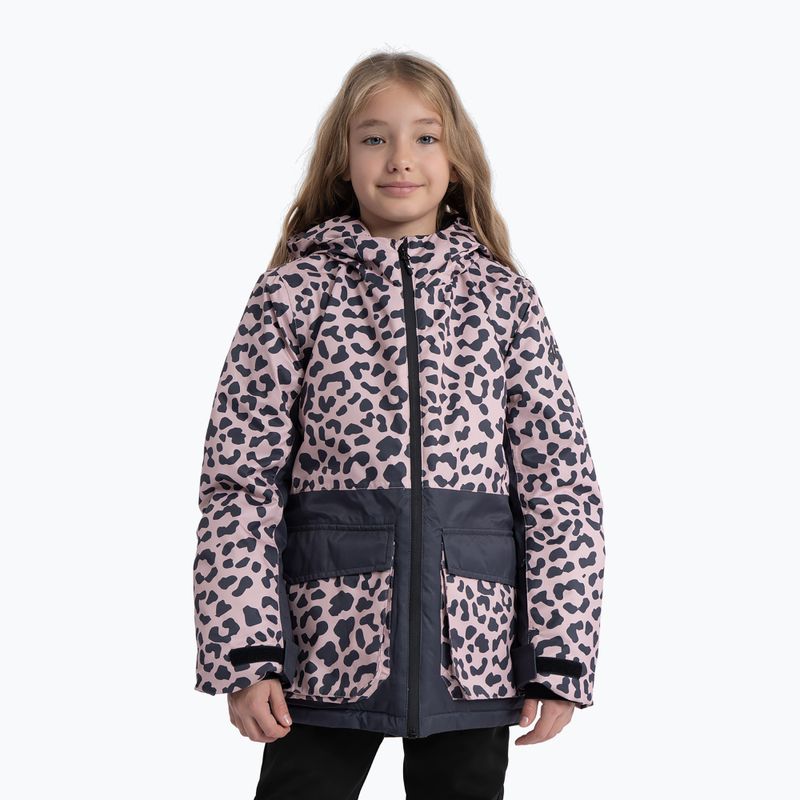 Giacca da sci per bambini 4F F357 multicolore allover