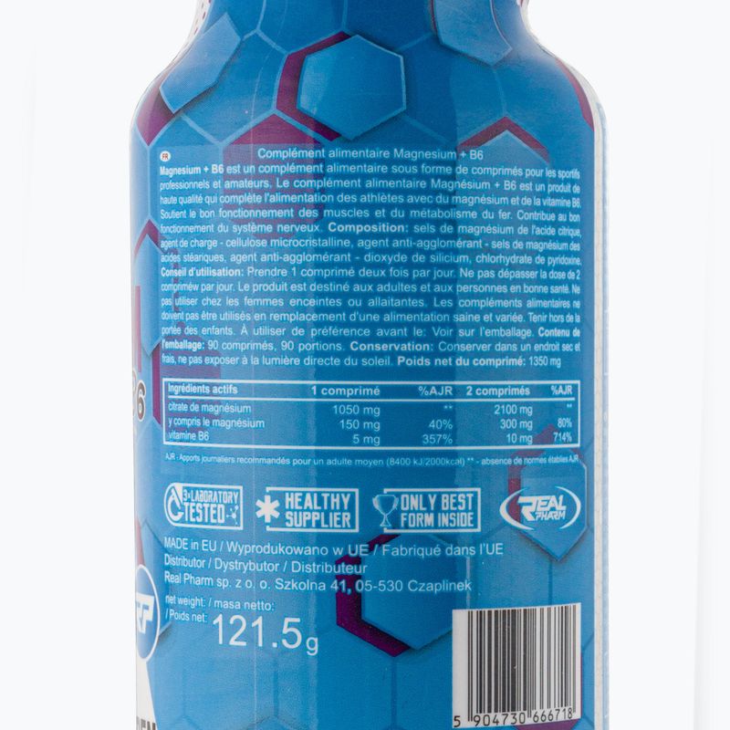 Magnezio Real Pharm Magnesium+B6 90 compresse 3
