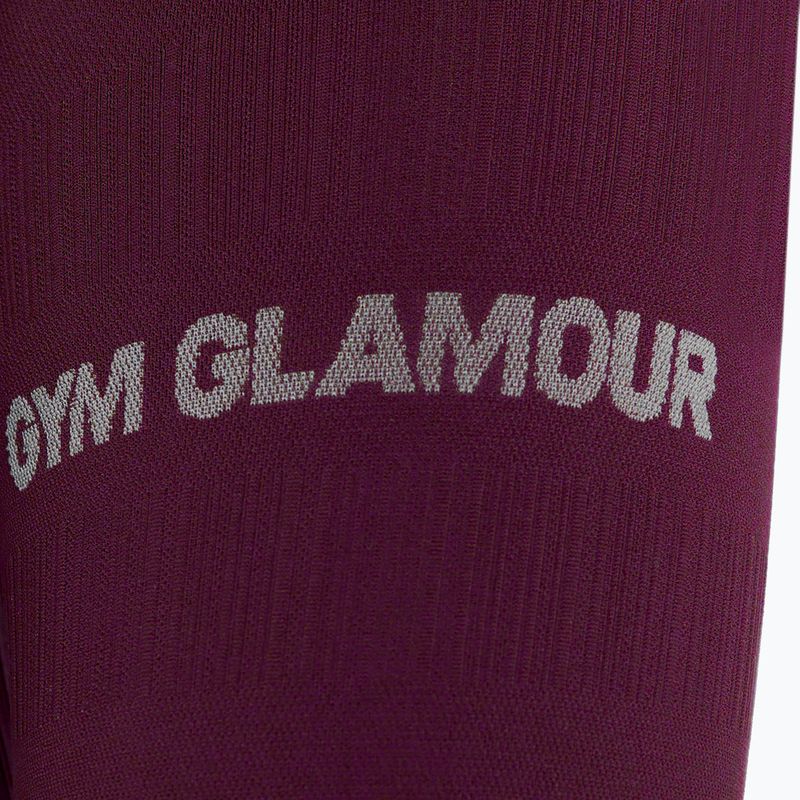 Leggings da allenamento da donna Gym Glamour Push Up grape 7