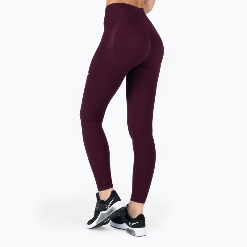 Leggings da allenamento da donna Gym Glamour Push Up grape 3