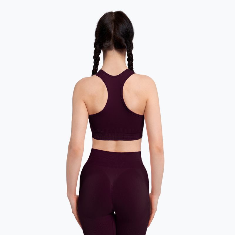 Reggiseno fitness Gym Glamour Push Up uva 4