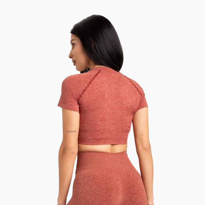 Maglietta da allenamento donna Gym Glamour Seamless Rashguard cherry 2