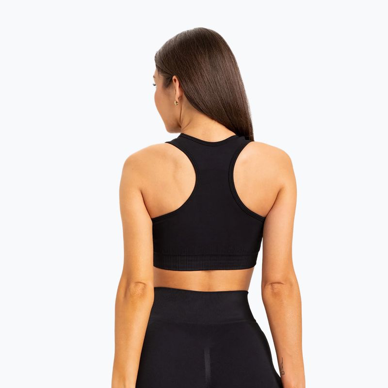Reggiseno fitness Gym Glamour Push Up nero 2