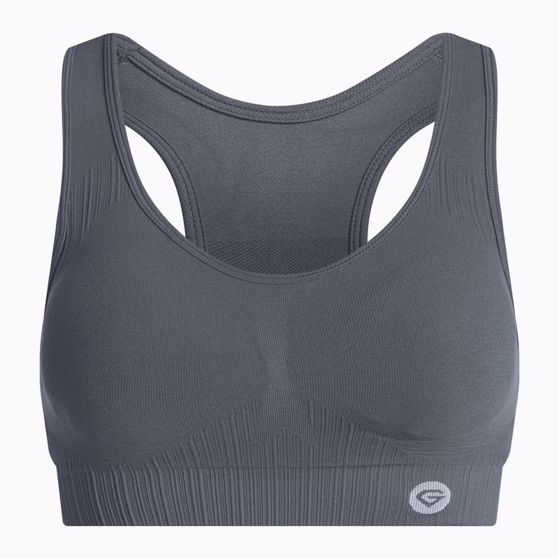 Reggiseno fitness Gym Glamour Push Up grigio 6