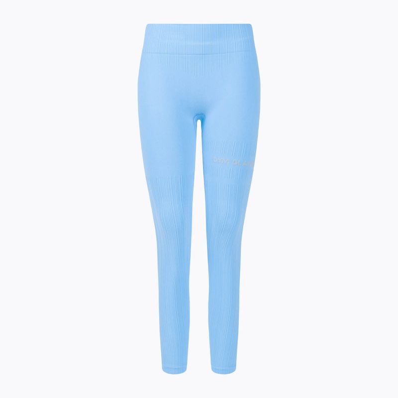 Leggings da allenamento donna Gym Glamour Push Up blu baby 6