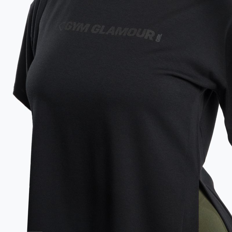 Maglietta da allenamento donna Gym Glamour Glamour nero 4