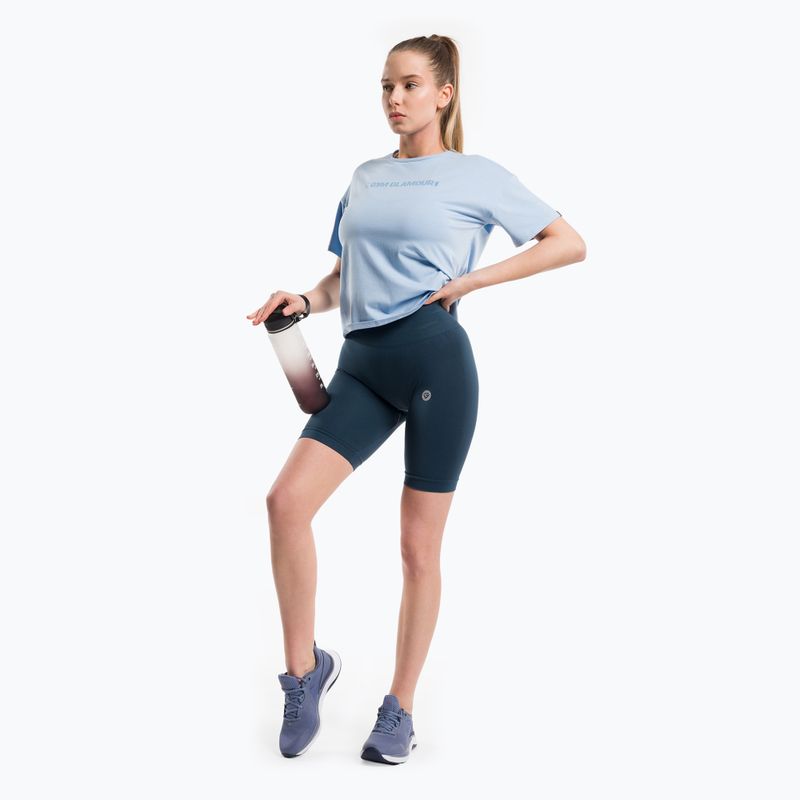 Camicia da allenamento donna Gym Glamour V blu 2