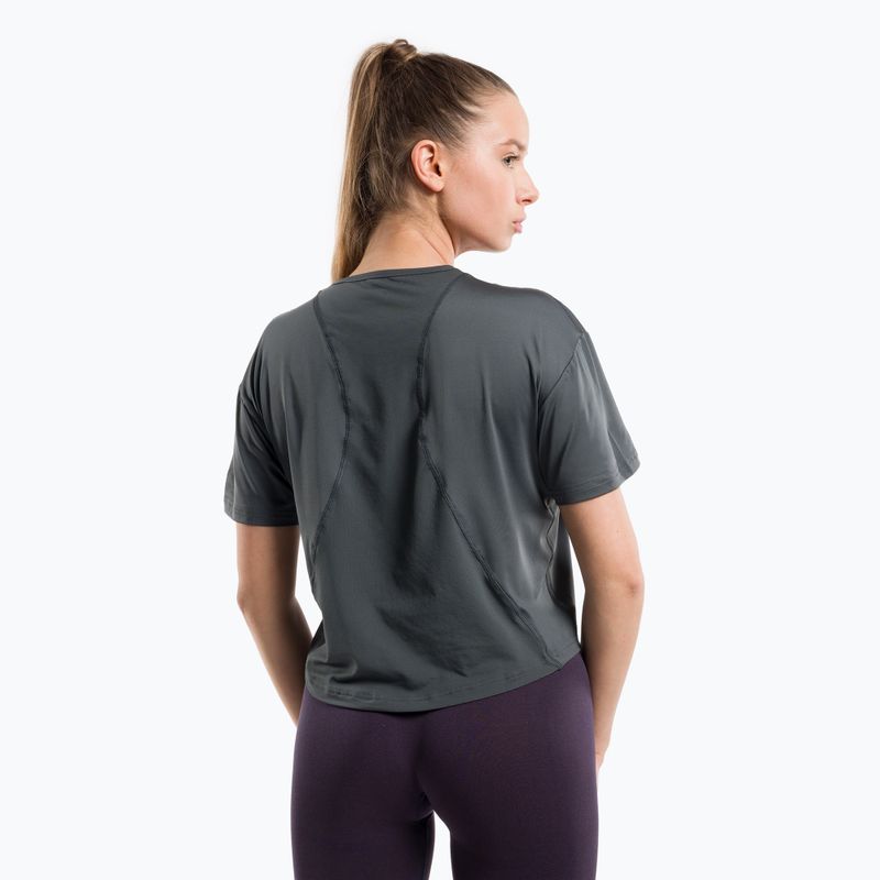 Maglietta da allenamento donna Gym Glamour Sport grigio 3