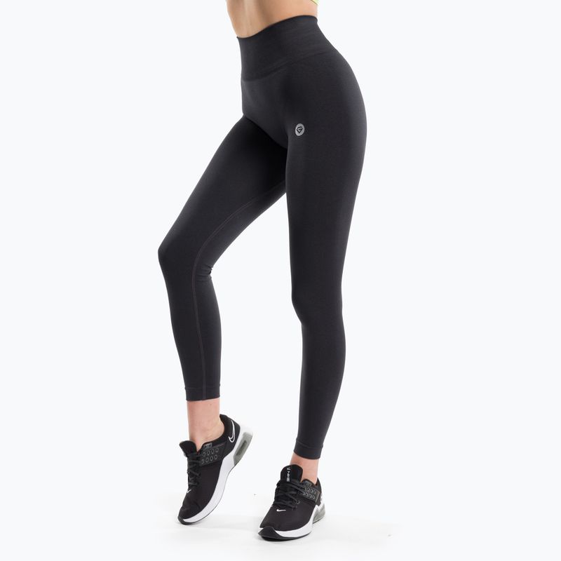 Leggings da allenamento da donna Gym Glamour Flexible antracite