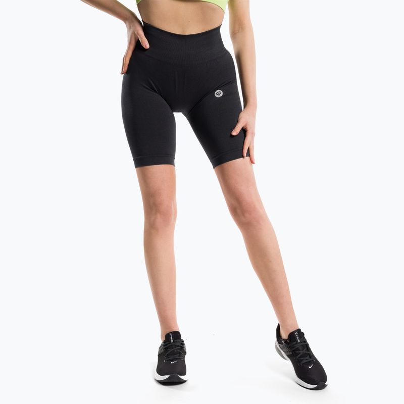 Pantaloncini da allenamento donna Gym Glamour Flexible antracite