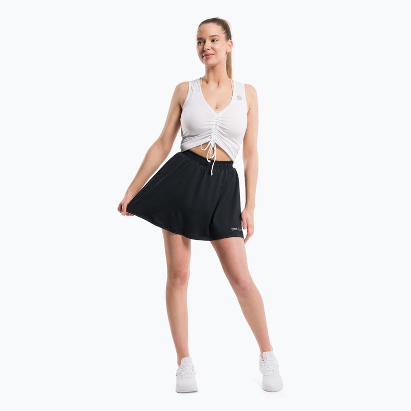 Top da allenamento donna Gym Glamour Pull-on bianco 2