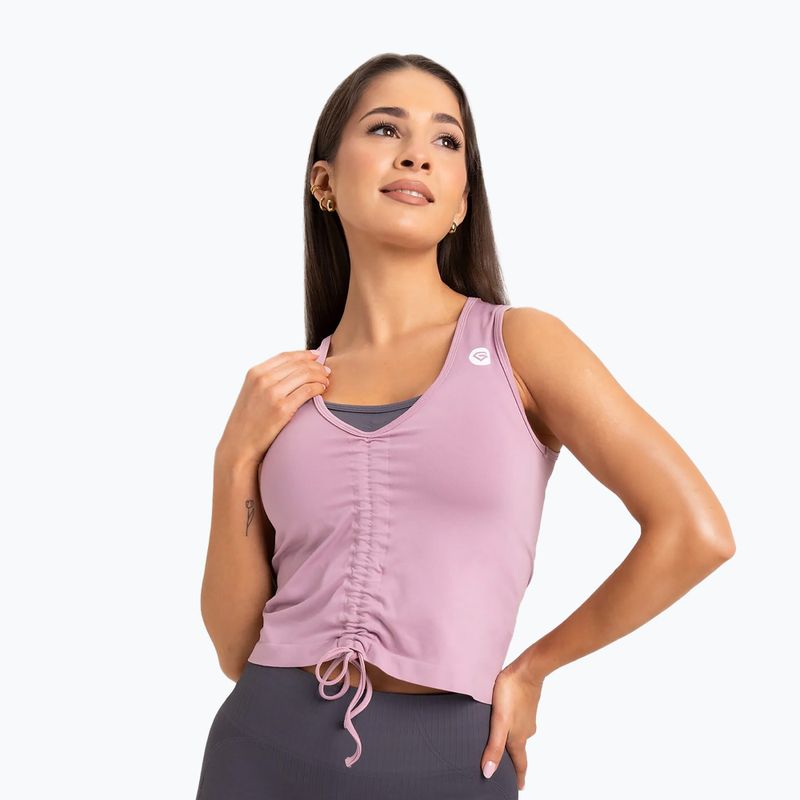 Top da allenamento donna Gym Glamour Pull-on rosa