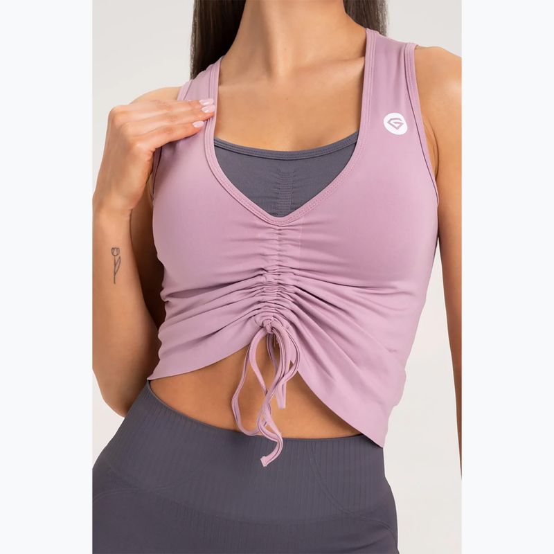 Top da allenamento donna Gym Glamour Pull-on rosa 4