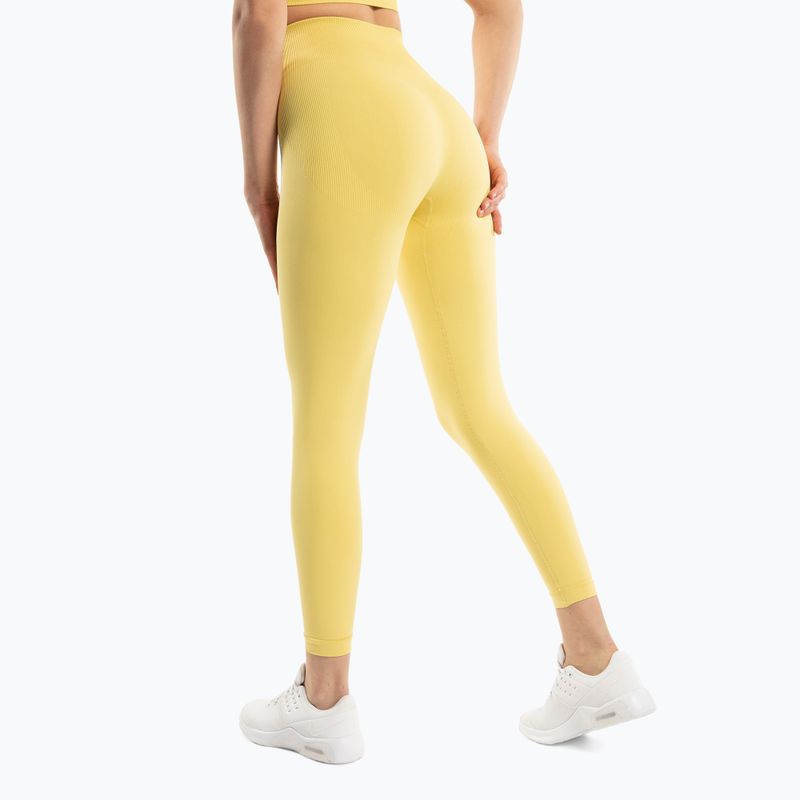 Leggings da allenamento da donna Gym Glamour Compress golden hour 3