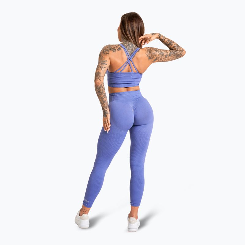 Leggings da allenamento da donna Gym Glamour Push Up 2.0 lavanda 3