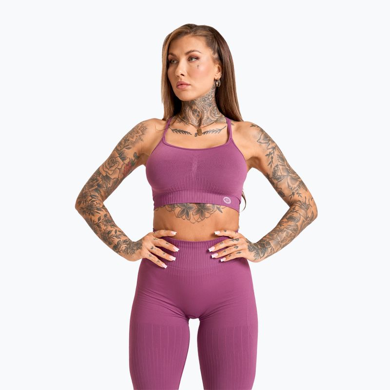 Leggings da allenamento donna Gym Glamour Push Up 2.0 merry berry 5