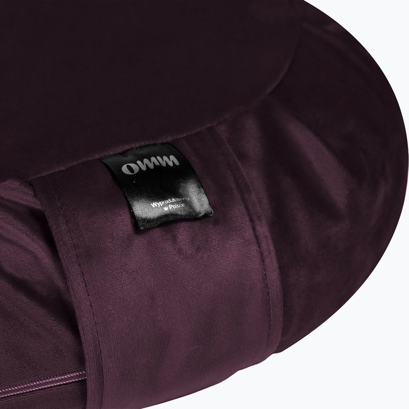 Cuscino da meditazione OMM YOGA Zafu carmine 3