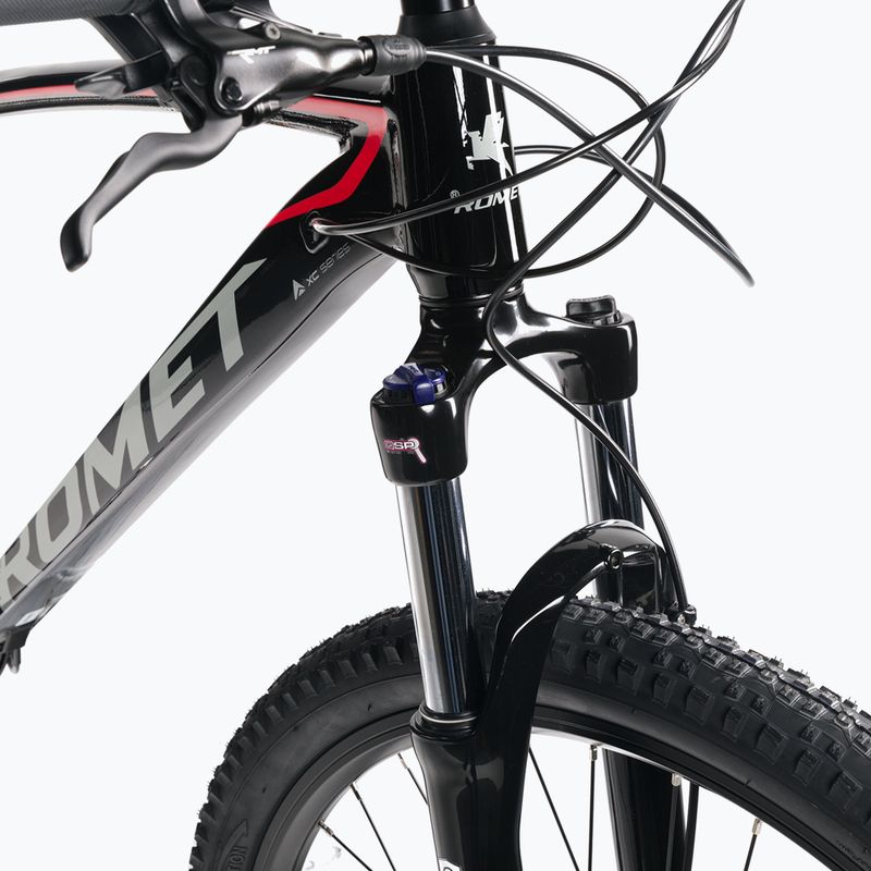 Romet Mustang M7.1 mountain bike nero/rosso 7