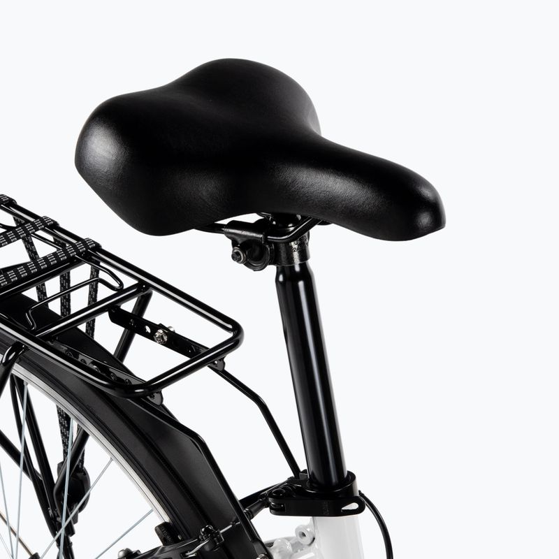 Bicicletta da trekking da donna Romet Gazela bianco/viola 8