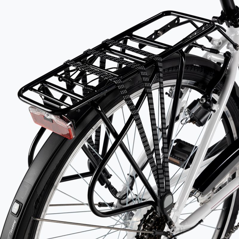 Bicicletta da trekking da donna Romet Gazela bianco/viola 10
