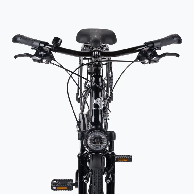 Bicicletta da trekking da donna Romet Gazela nero/giallo 4