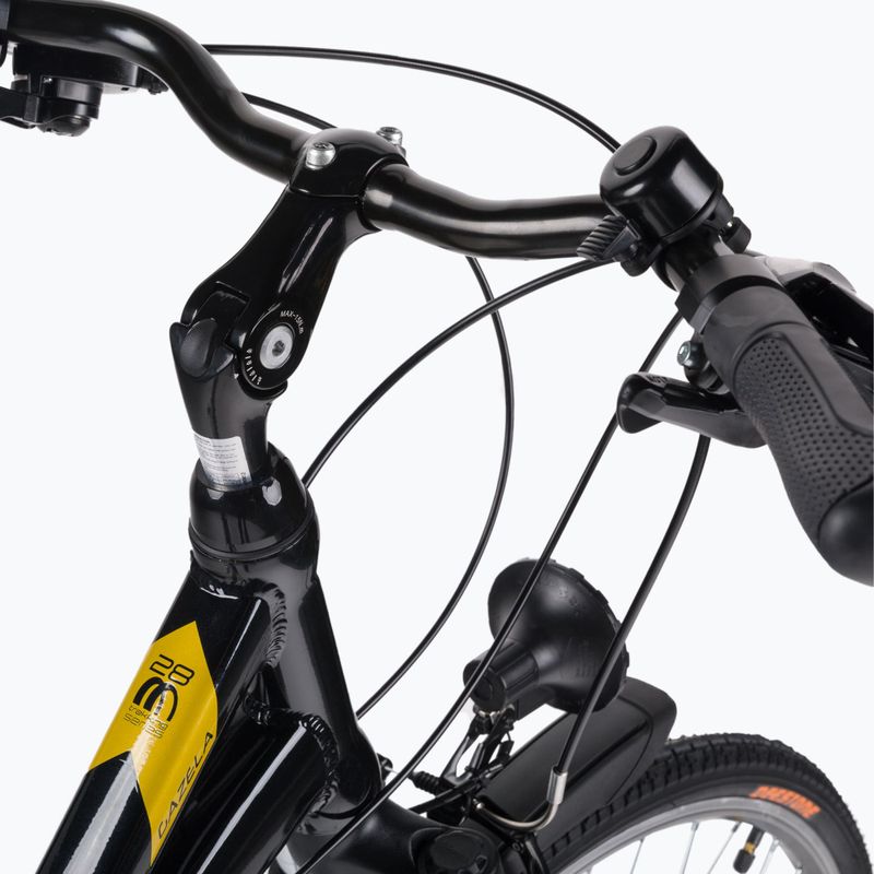 Bicicletta da trekking da donna Romet Gazela nero/giallo 6