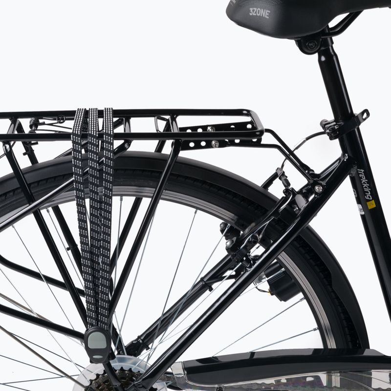 Bicicletta da trekking da donna Romet Gazela nero/giallo 9
