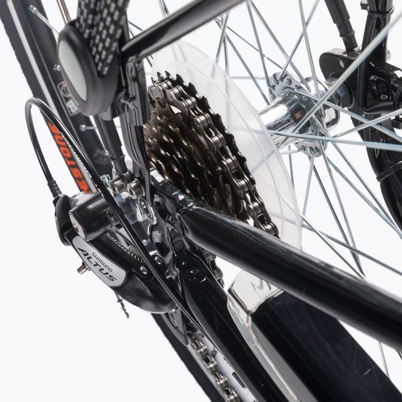 Bicicletta da trekking da donna Romet Gazela nero/giallo 12
