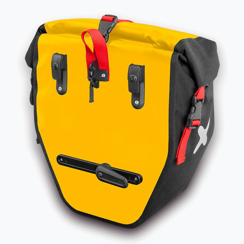 Extrawheel Biker 2 x 25 l giallo/nero borse da bicicletta 2