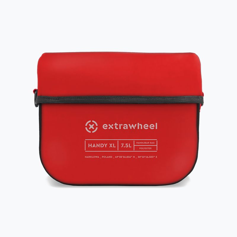 Borsa da manubrio Extrawheel Handy XL 7,5 l rosso/nero 2