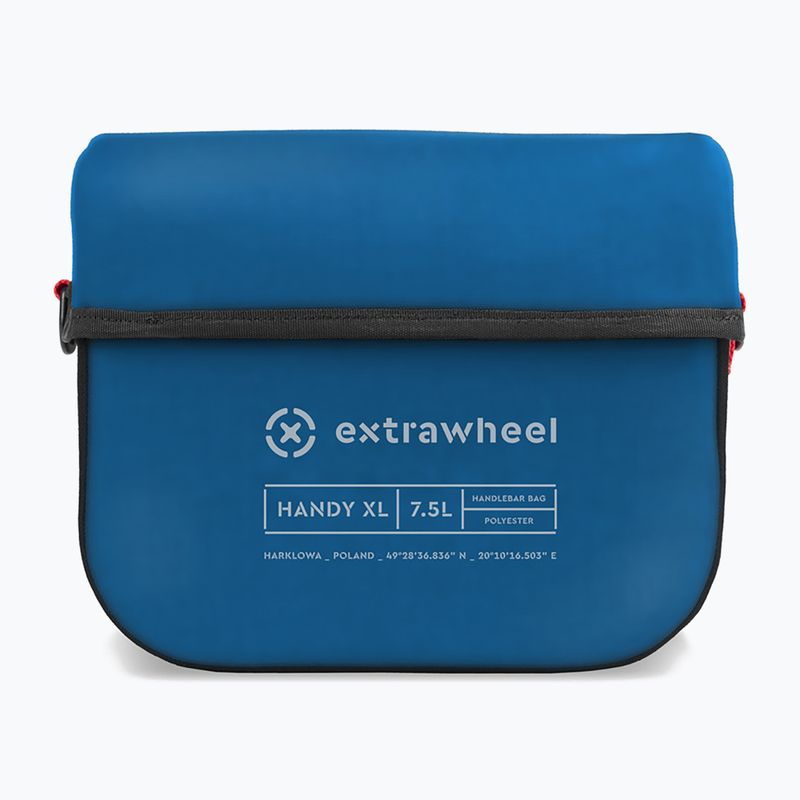 Borsa da manubrio Extrawheel Handy XL 7,5 l blu/nero