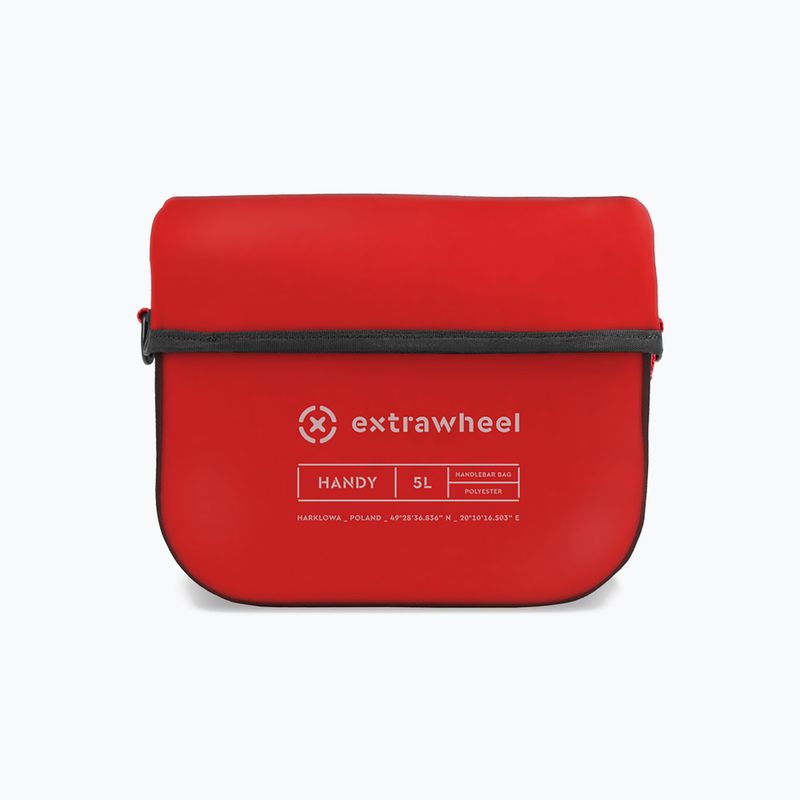 Borsa da manubrio Extrawheel Handy 5 l rosso/nero 2