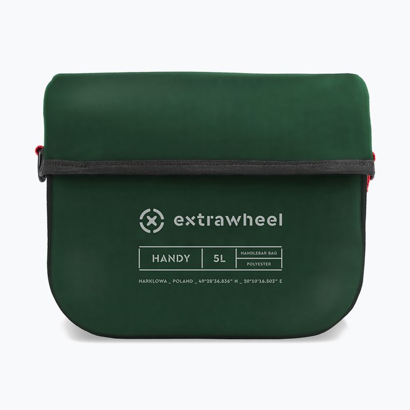 Borsa da manubrio Extrawheel Handy 5 l verde/nero