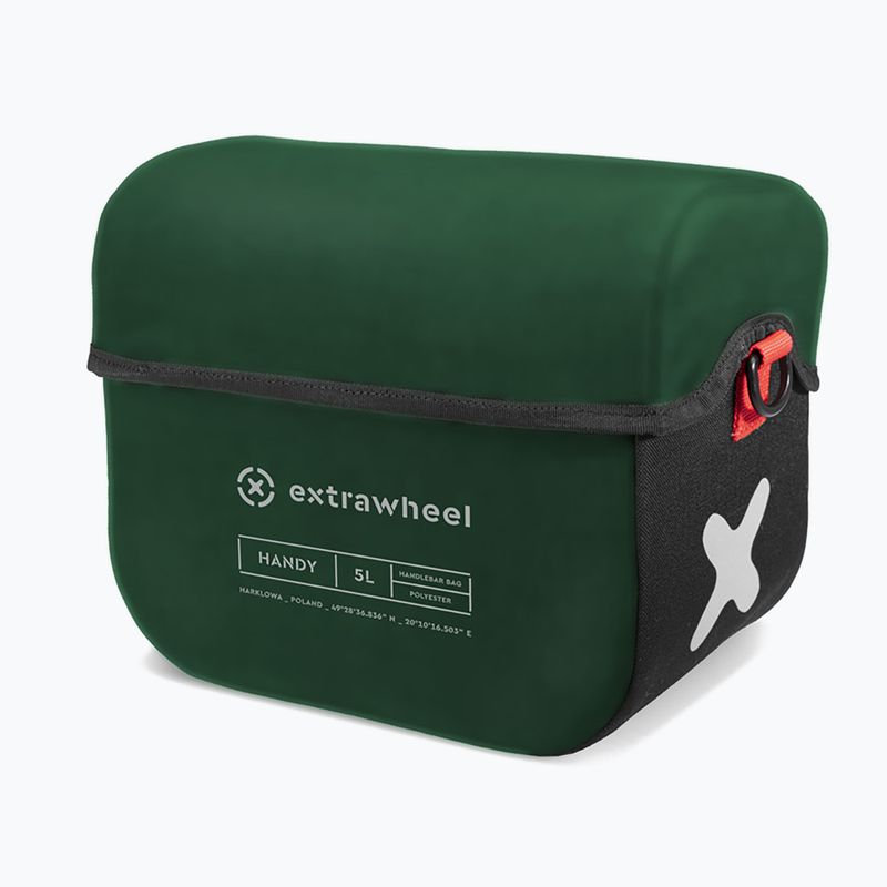 Borsa da manubrio Extrawheel Handy 5 l verde/nero 2