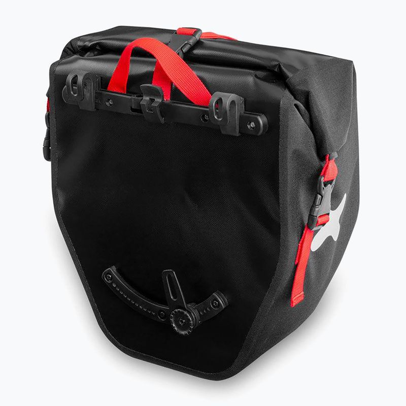 Extrawheel Biker Pro 2 x 25 l borse da bici nere 2