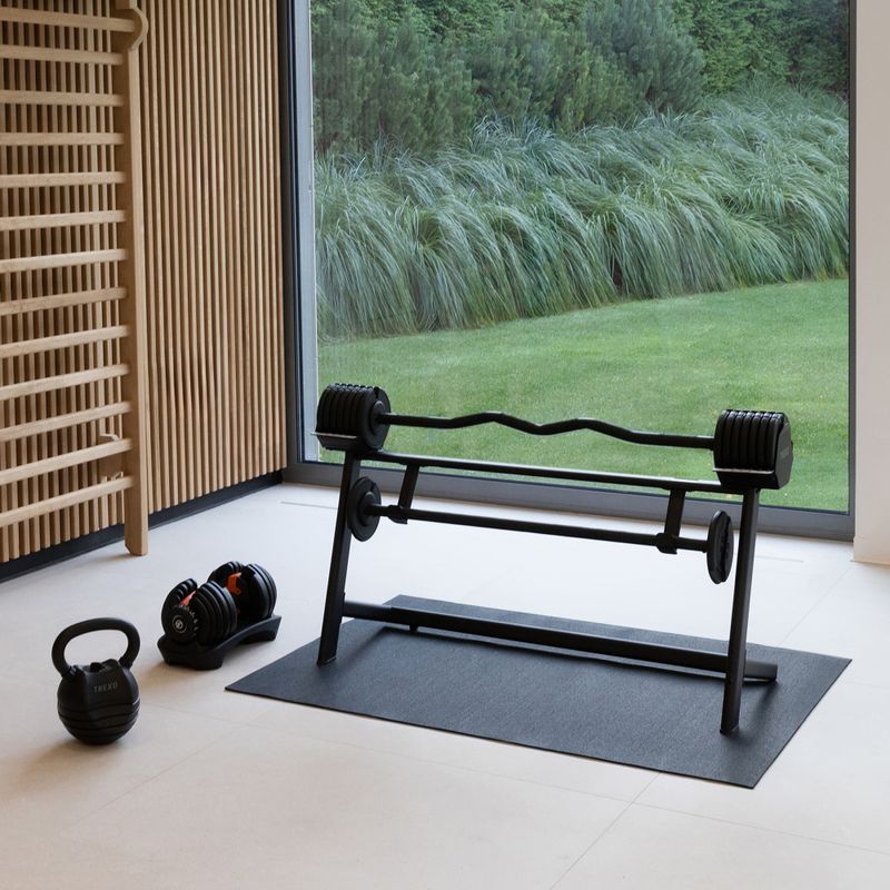 XTREXO TRX-GFL140 tappetino per attrezzature 140 x 100 x 0,6 cm nero 3