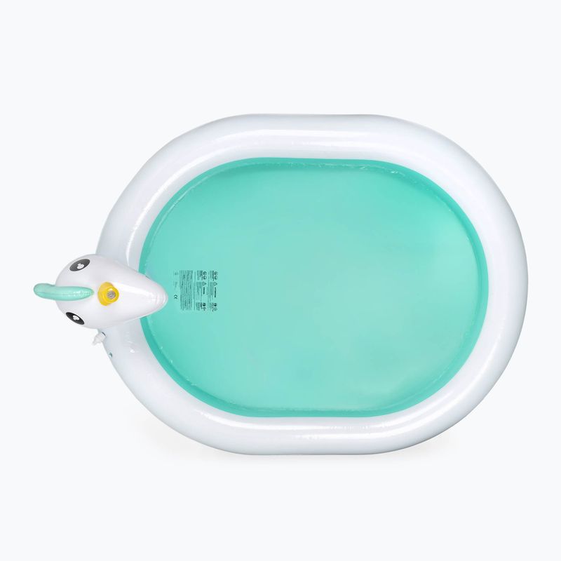 Piscina per bambini con fontana AQUASTIC ASP-180U 180 cm bianco 2