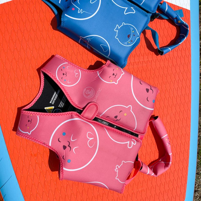 Gilet di assicurazione per bambini AQUASTIC HT-16879 rosa 10