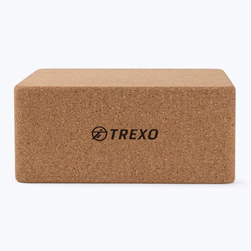 Cubo yoga TREXO YB-100 marrone 2