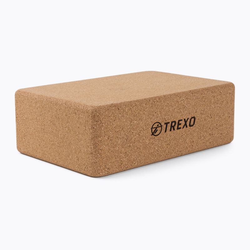 Cubo yoga TREXO YB-75 marrone