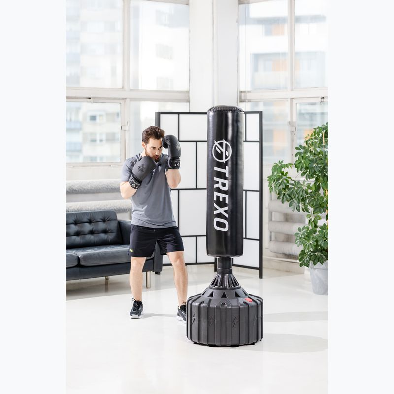 TREXO sacco da boxe SPB-180 nero 12