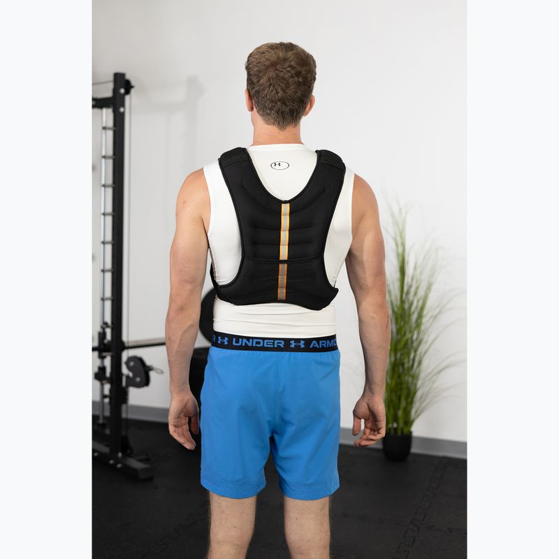 TREXO WV-10 Gilet per allenamento con i pesi da 10 kg nero 4