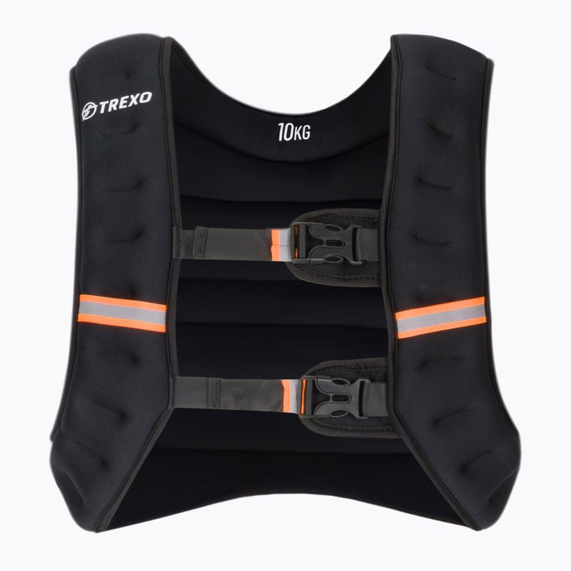 XTREXO WV-10 Gilet per allenamento con i pesi da 10 kg nero