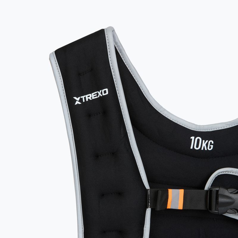 XTREXO WV-10 Gilet per allenamento con i pesi da 10 kg nero 3