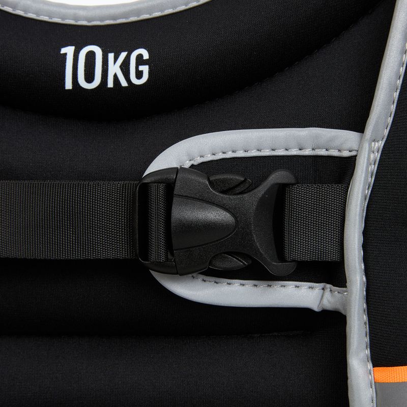 XTREXO WV-10 Gilet per allenamento con i pesi da 10 kg nero 5