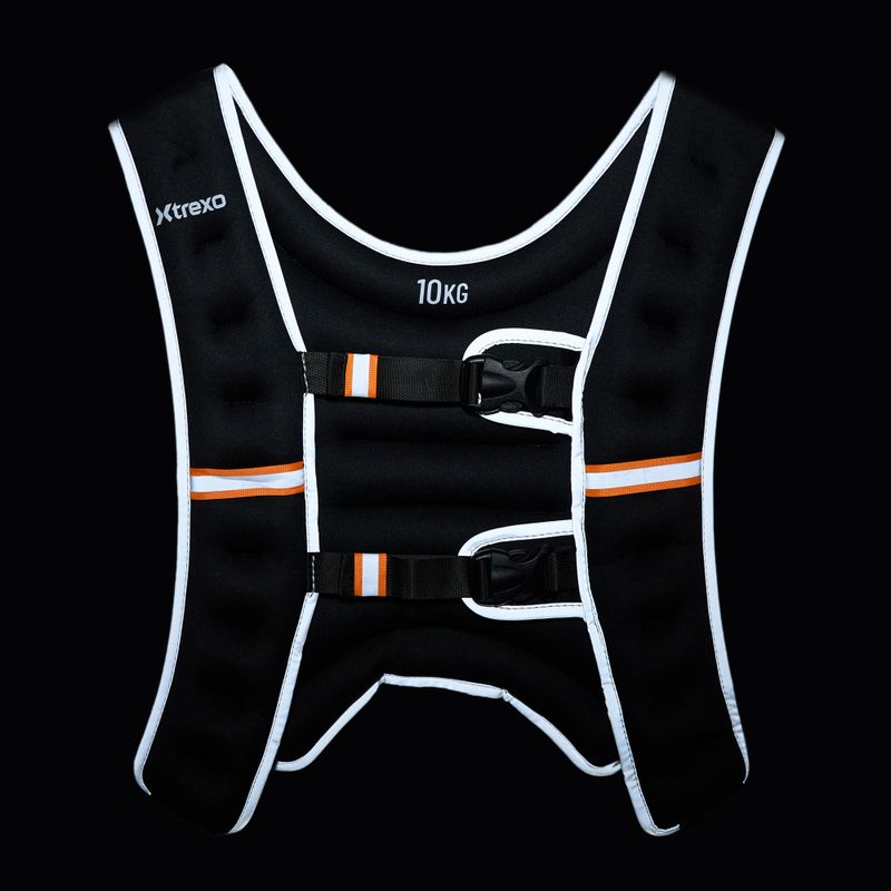 XTREXO WV-10 Gilet per allenamento con i pesi da 10 kg nero 7