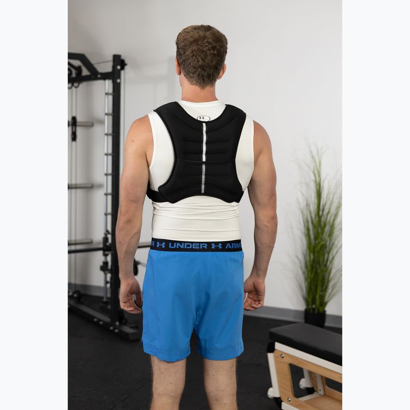 TREXO WV-08 Gilet per allenamento con i pesi da 8 kg nero 4
