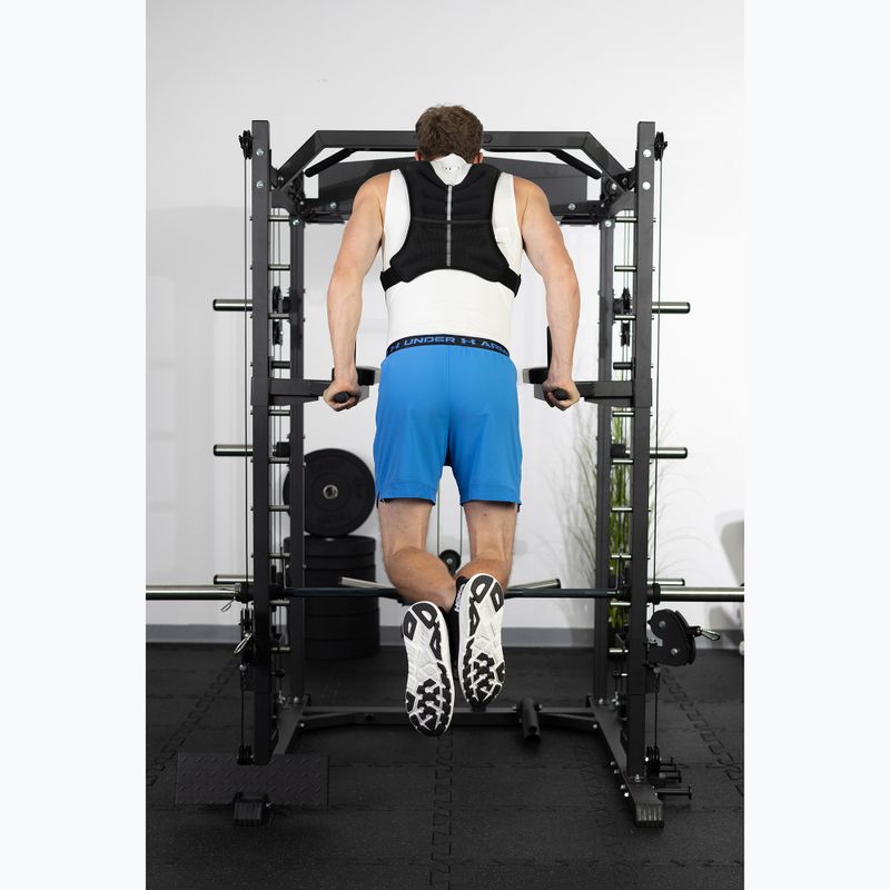 TREXO WV-08 Gilet per allenamento con i pesi da 8 kg nero 5