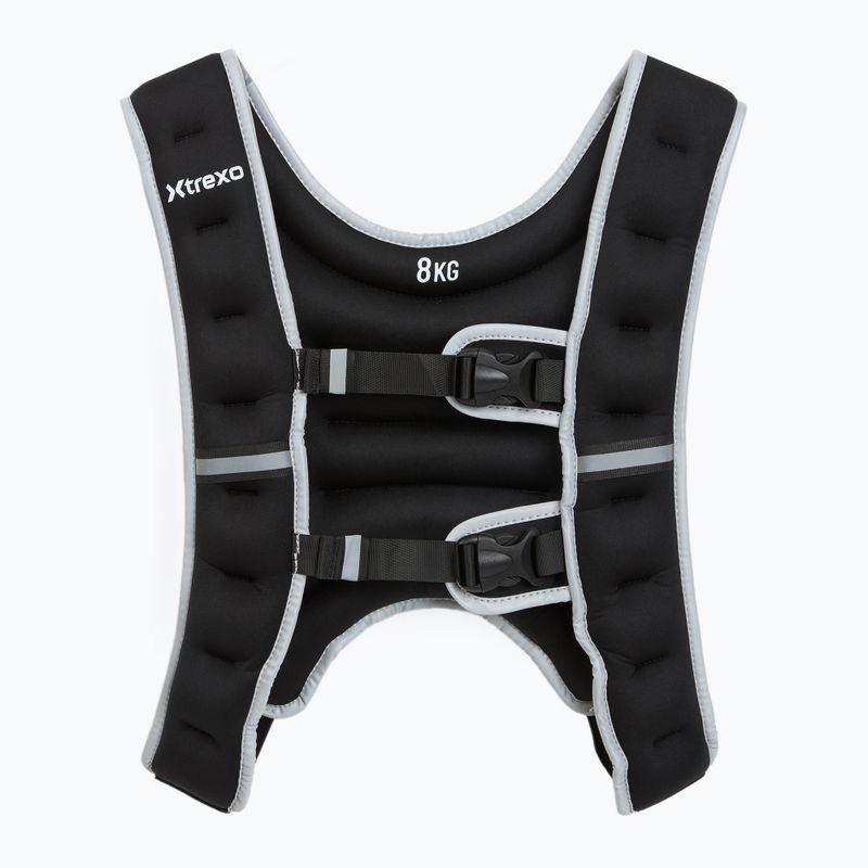 XTREXO WV-08 Gilet per allenamento con i pesi da 8 kg nero