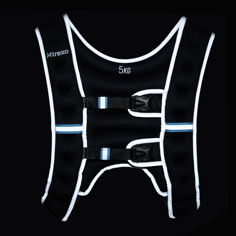 XTREXO WV-05 Gilet per allenamento con i pesi da 5 kg nero 7